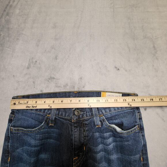 GAP Long and Lean Jeans Womens 2 Regular Blue Medium Wash Bootcut Stretch Denim - Picture 9 of 11